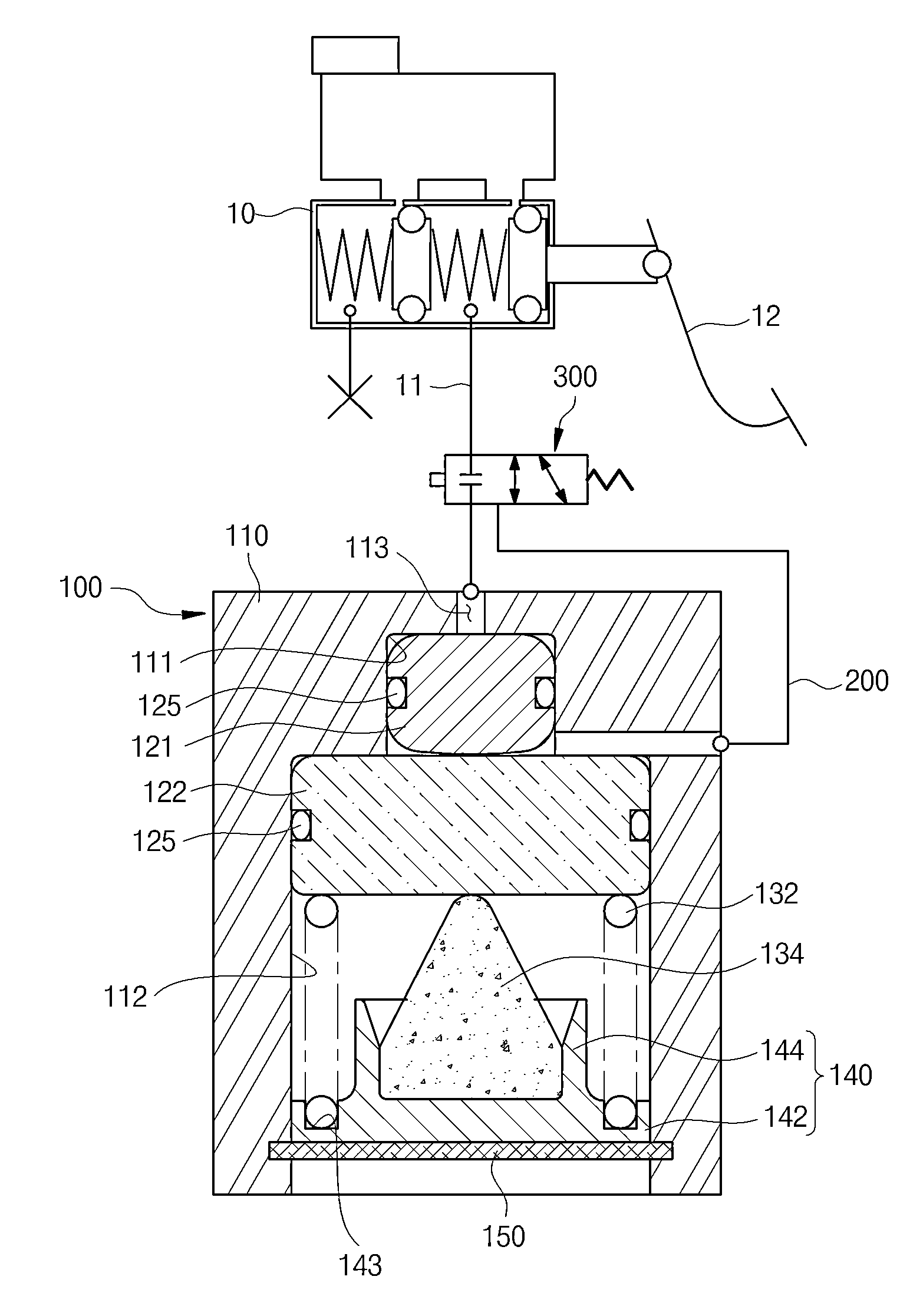 Pedal feeling adjusting device