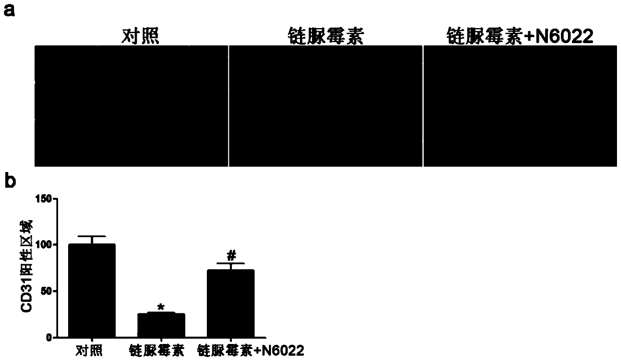 Medical use of n6022 in the treatment of diabetic peripheral arterial disease