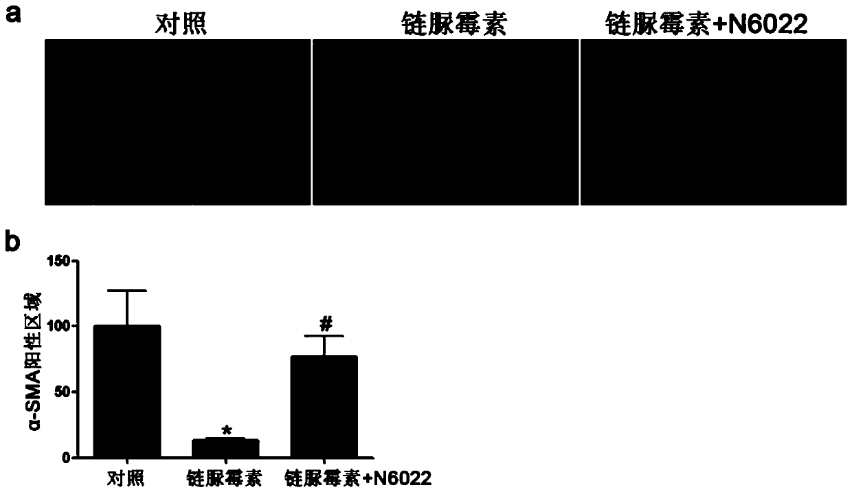 Medical use of n6022 in the treatment of diabetic peripheral arterial disease