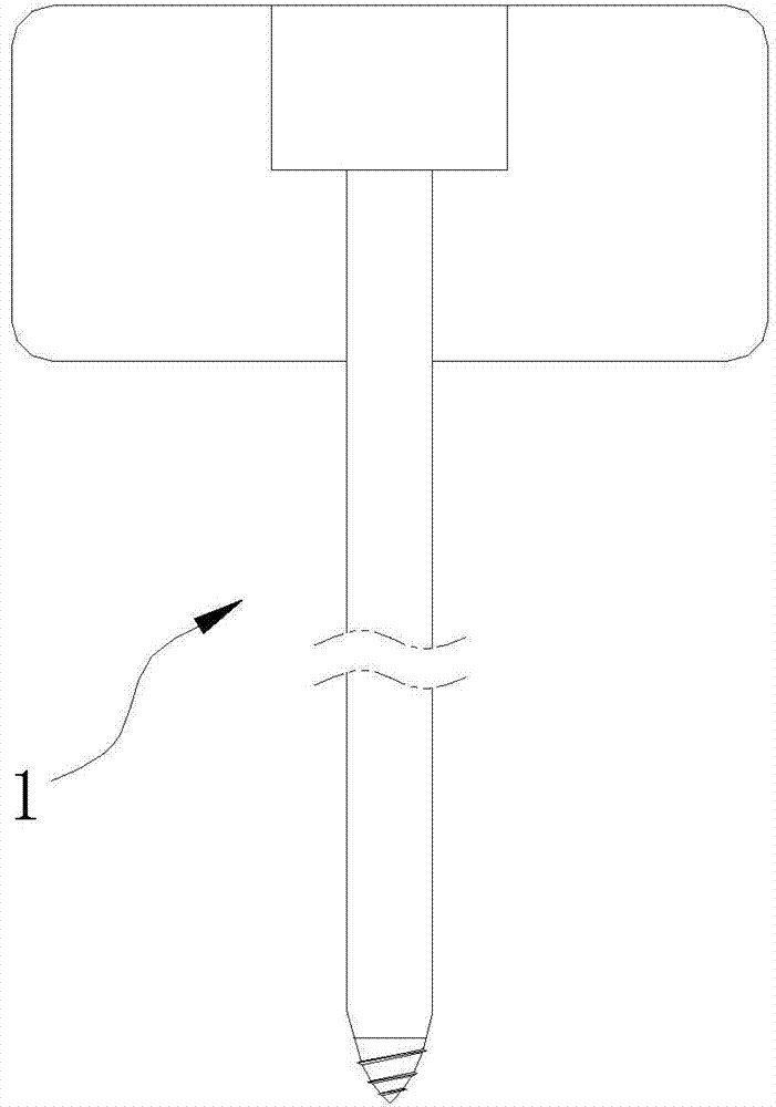 Ejection type bone puncture biopsy surgical instrument assembly