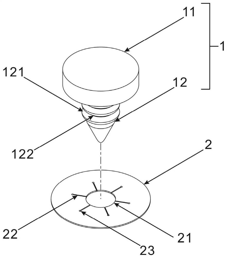 Fast-assembly connecting structure and nut-free hammering fixing method