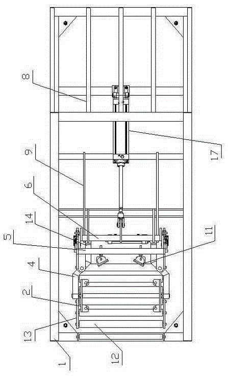 A drum turning and unloading device