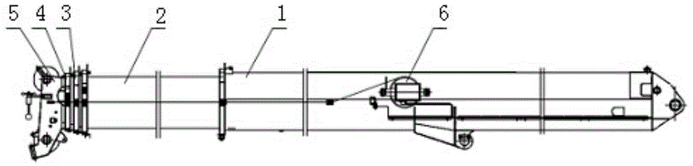 Method and device for identifying working condition of five-knuckle arm crane with wire ropes