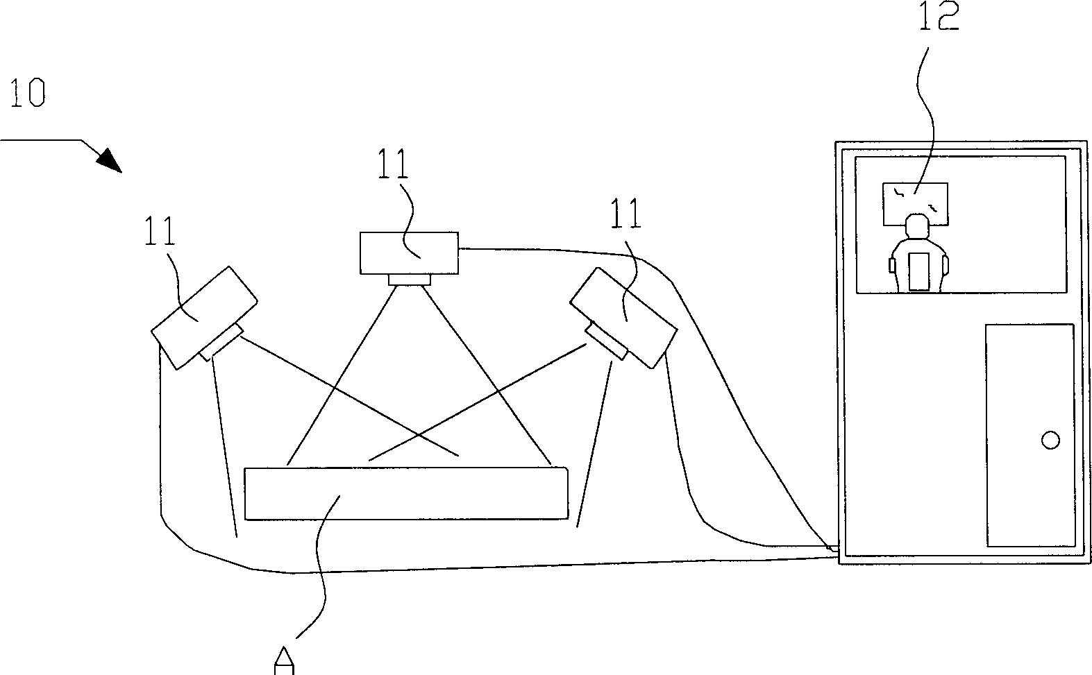 Online detecting device and method for two-field leakage magnetic flux of defects on steel products surface