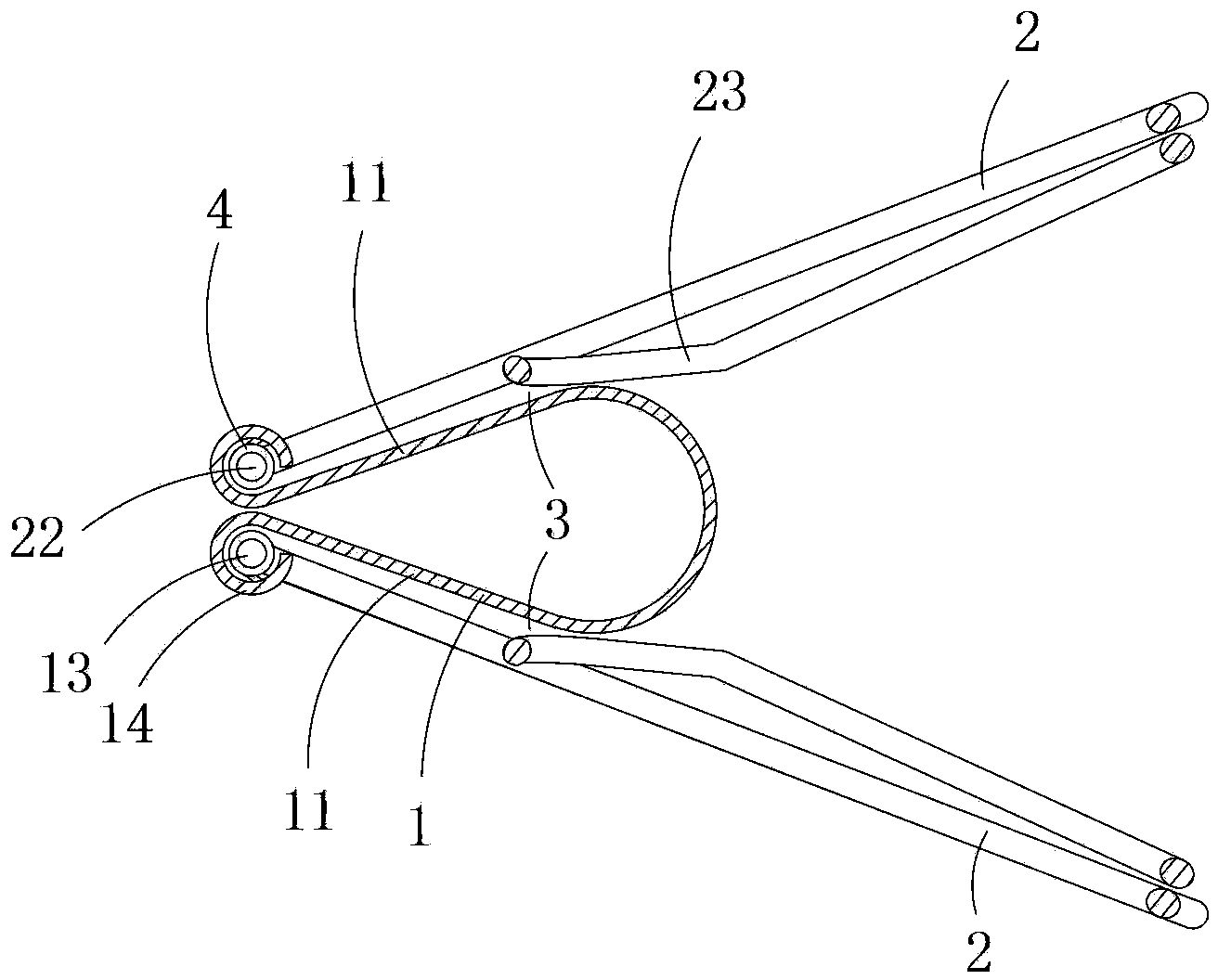 Wired electric appliance with cable clamp