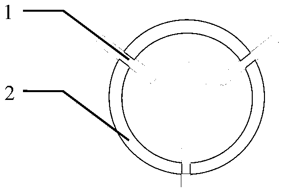 A method for controlling rock or concrete breakage patterns