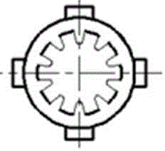 Structure of water-cooling channel of casting mold