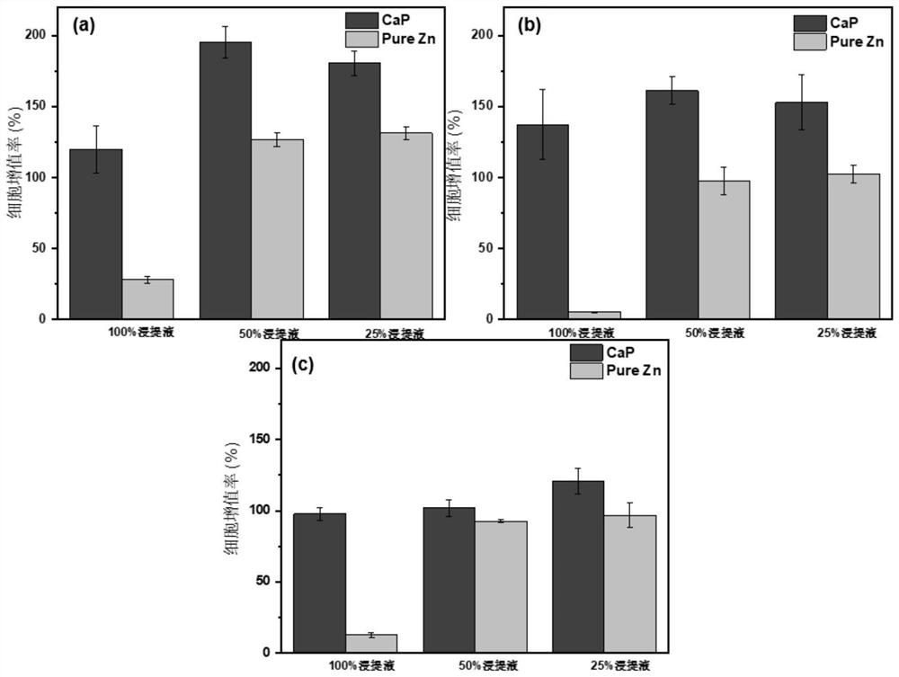 An implantable zinc-based alloy surface structure and its preparation method and application