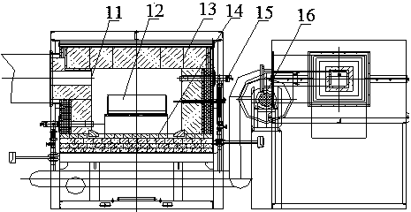 Mesh belt type gas brazing furnace and energy saving method