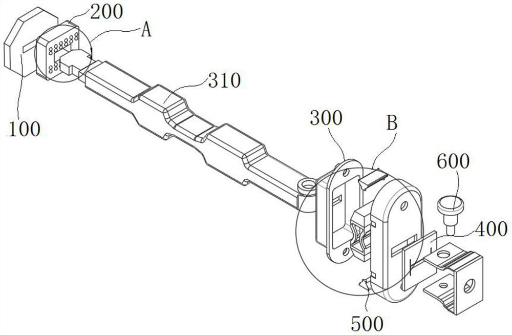 Novel front vehicle door limiter