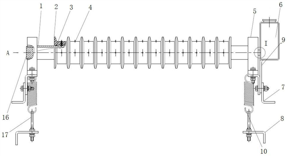 Tensioning mechanism and agricultural machine with tensioning mechanism