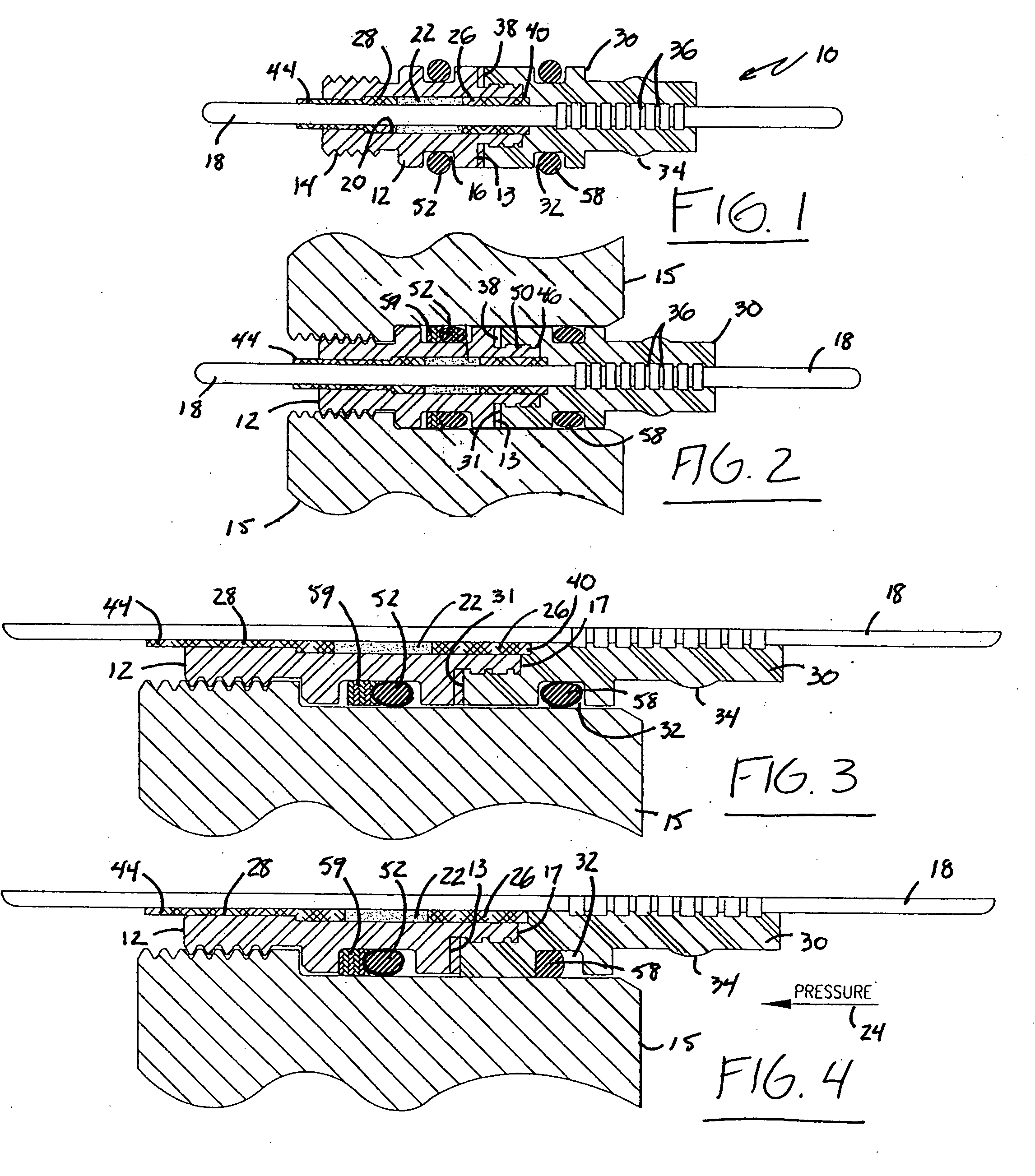 Hybrid glass-sealed electrical connectors