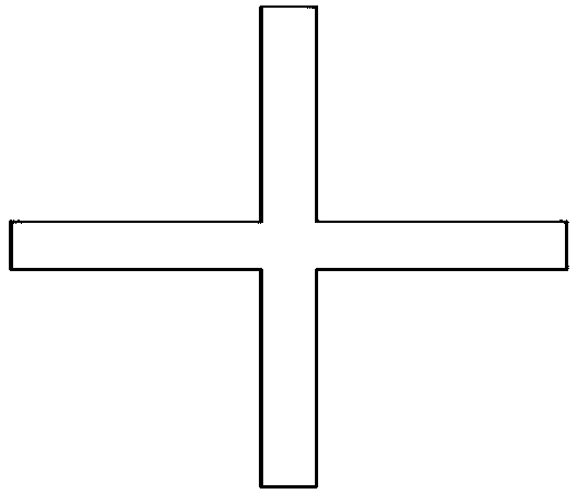 Frame splicing method based on cross sectional materials