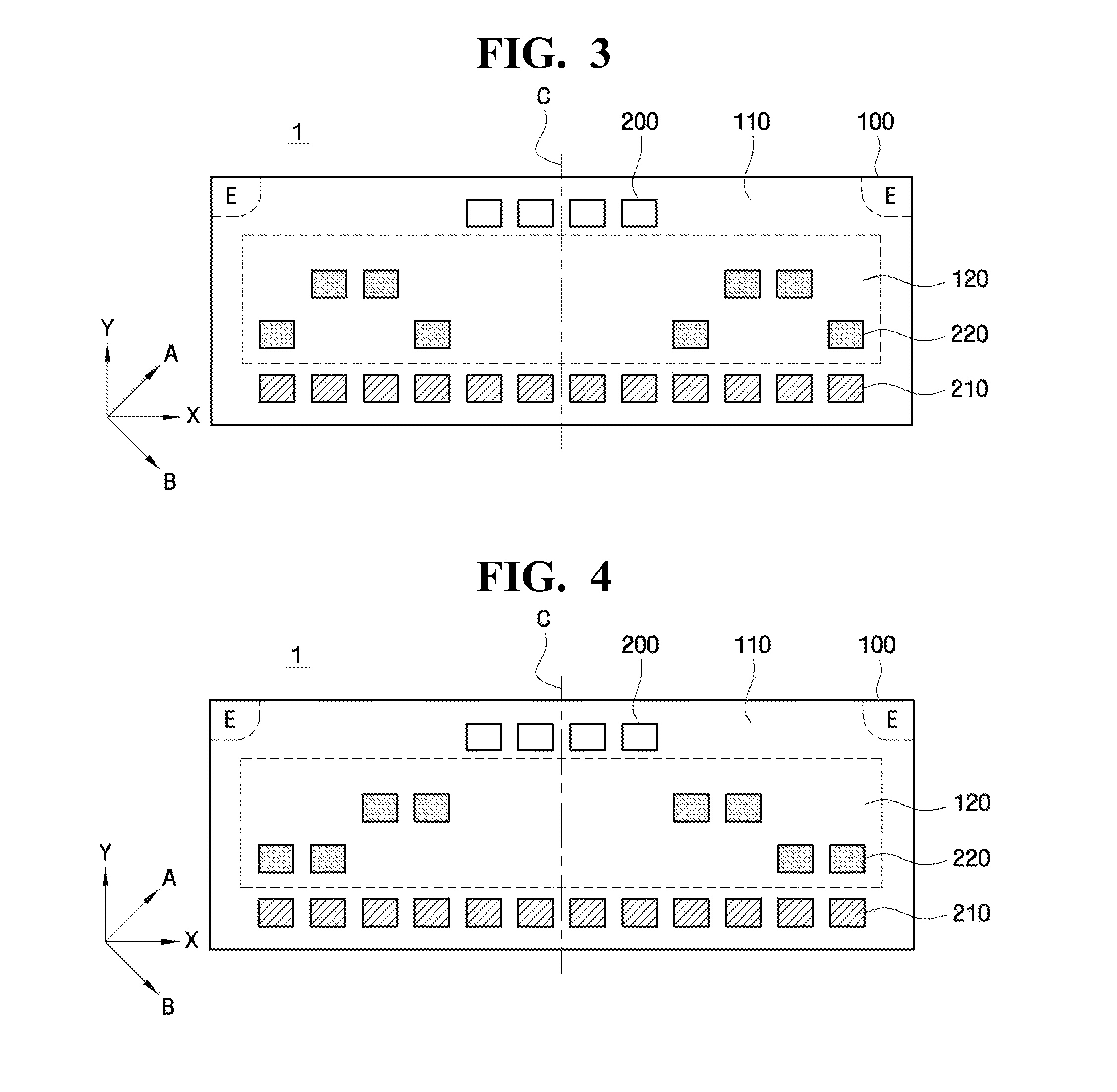 Semiconductor chip and film and tab package comprising the chip and film