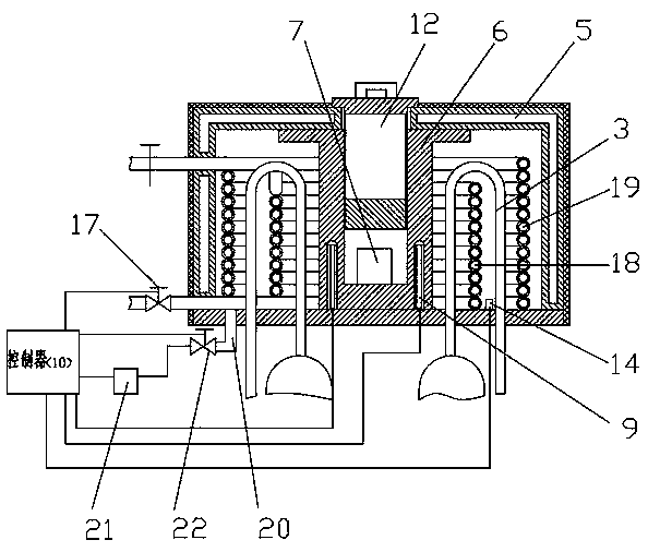 Stirling heat engine based on liquid radioactive waste concentrates