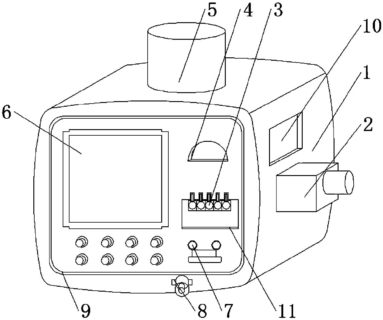 Novel energy-saving security and protection monitoring device