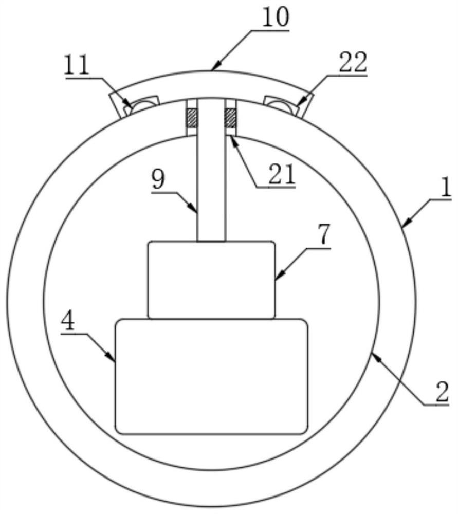 Magnetic control type intelligent flashlight integrating light condensation and light diffusion