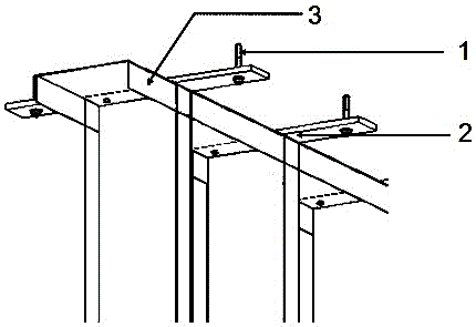 Anti-hanging partition wall of super high-rise building