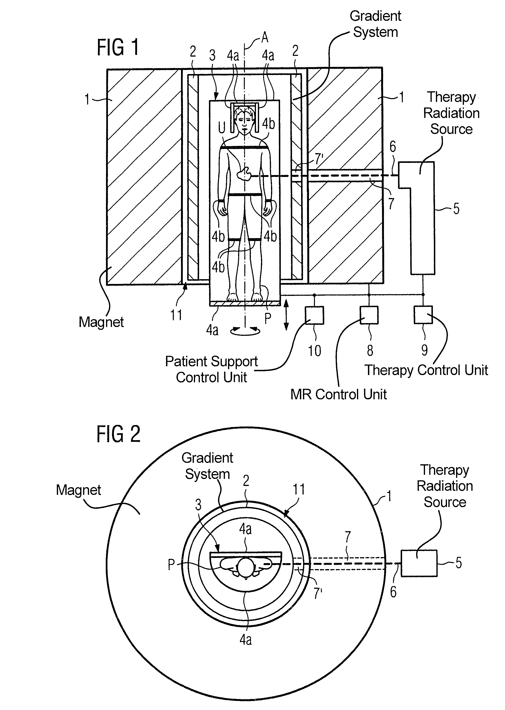 Device for radiation therapy under image monitoring