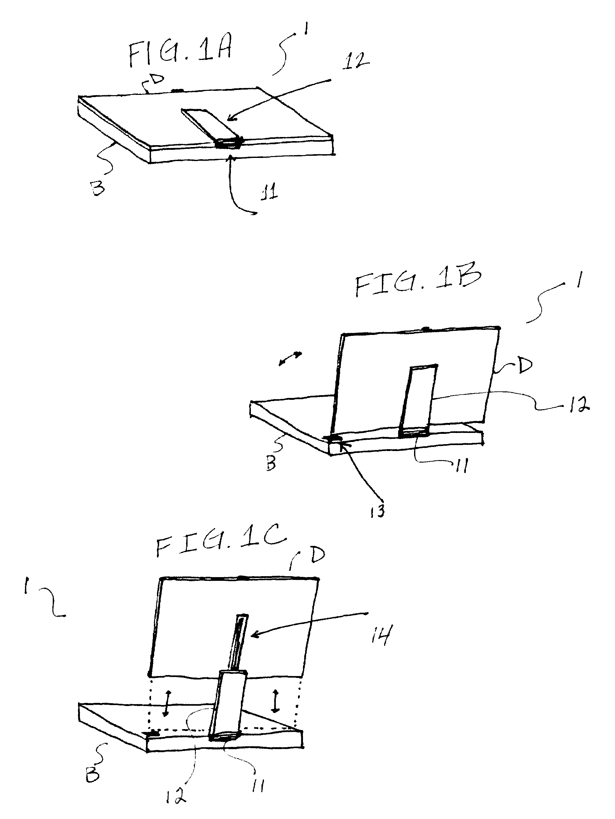 Adjustable display screen for a laptop computer