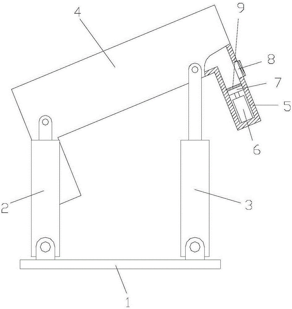 Double-sided push piece type multi-angle phone anti-fall-damage detection device