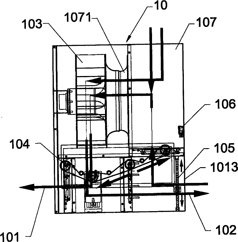 Efficient automatic dust-removing and intelligent ventilation system and automatic dust-removing method