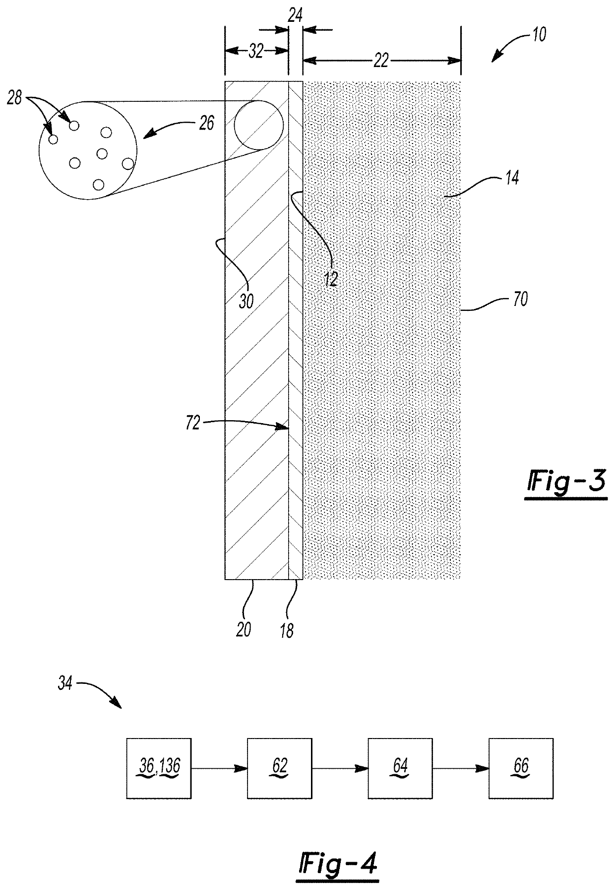 High-temperature, wear-resistant coating for a linerless engine block