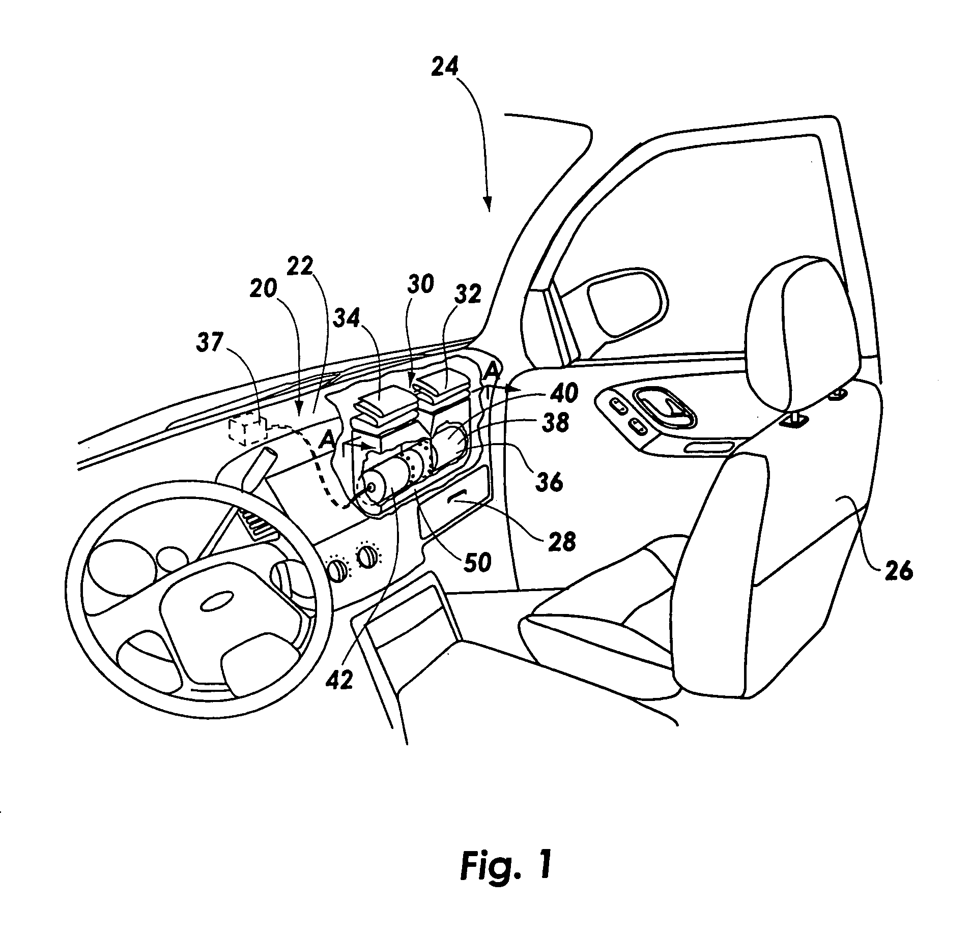 Dual cushion passenger airbag