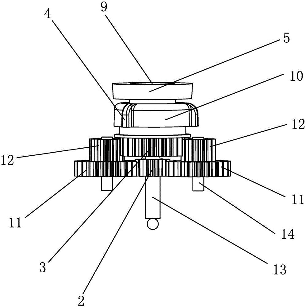 A mop bucket booster