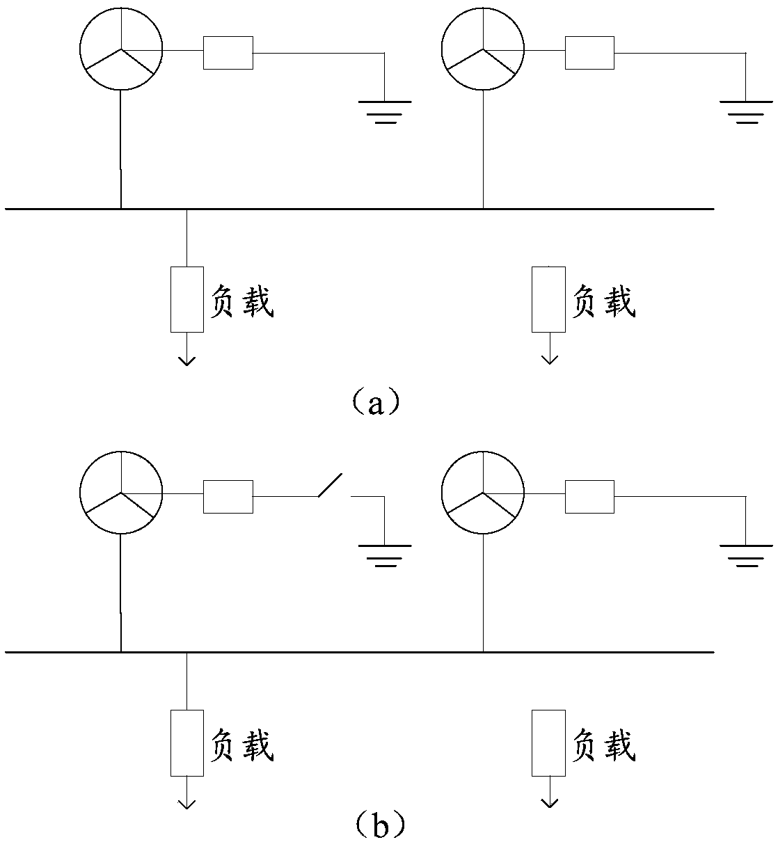 Power generator relay protection method and circuit