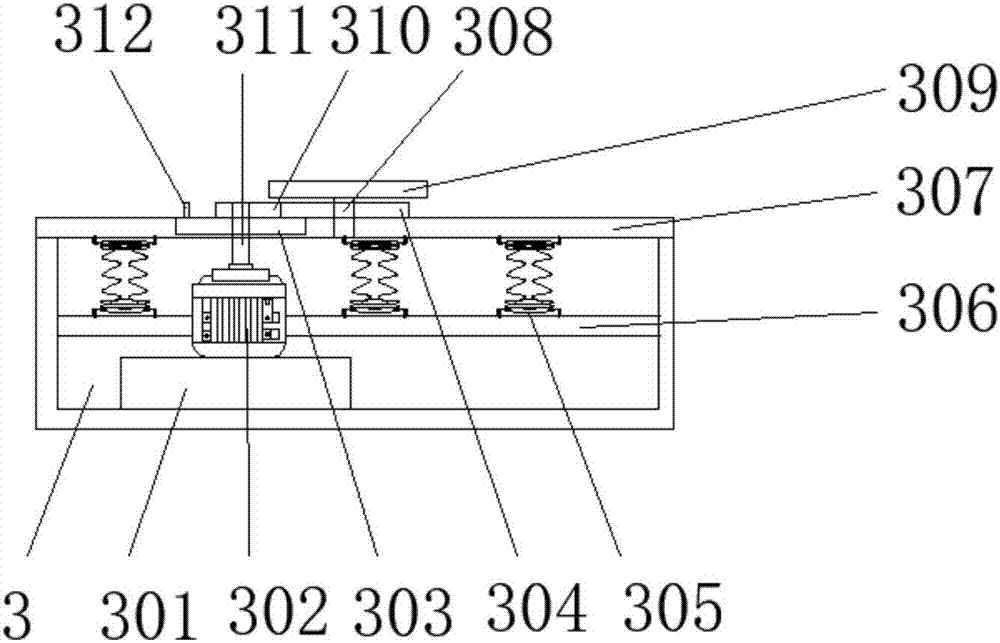 Sheet metal frame with functions of height adjustment and clamp rotation