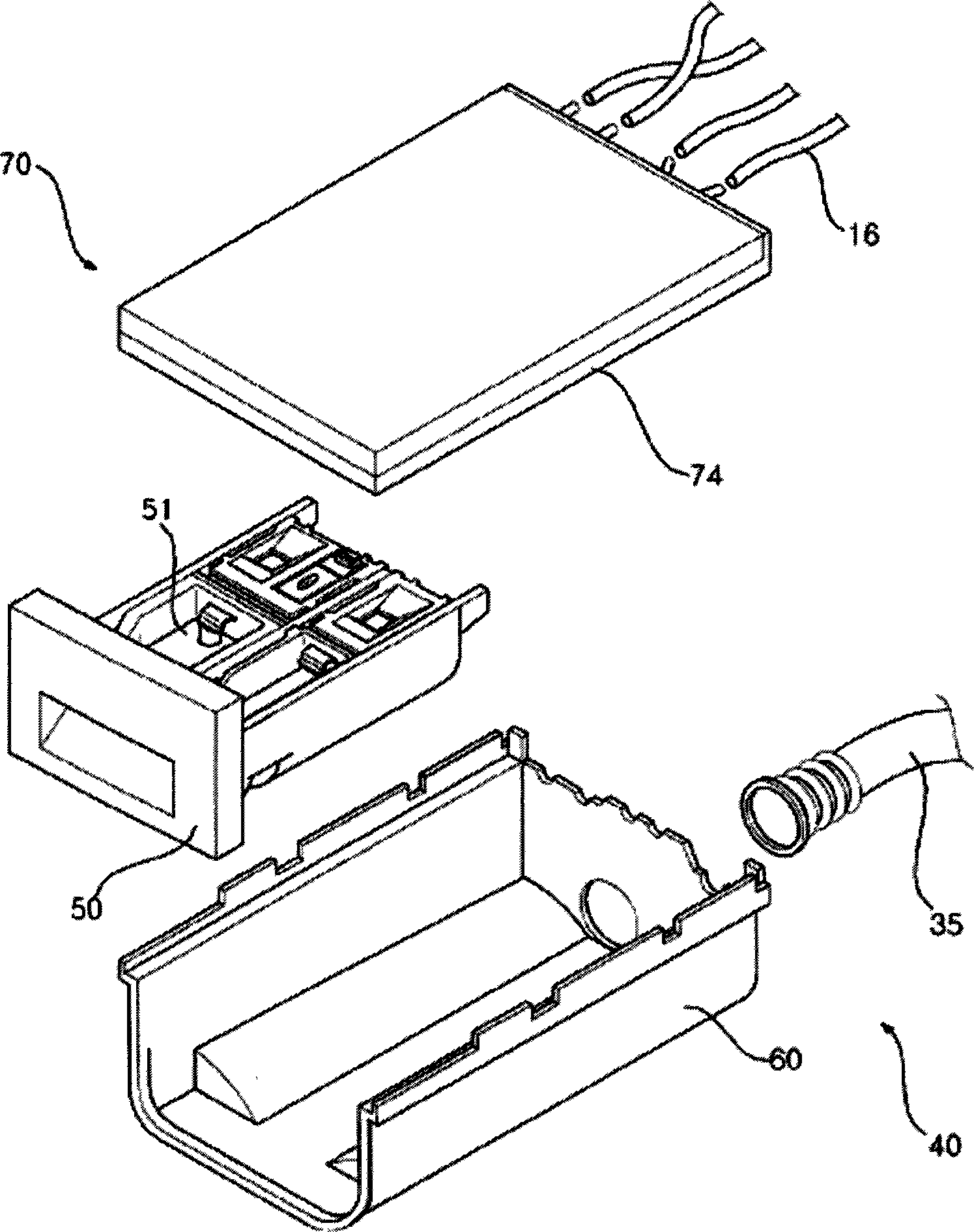 Washing object treating device