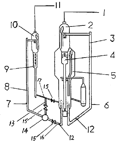 Method and device for reducing olefine in gasoline