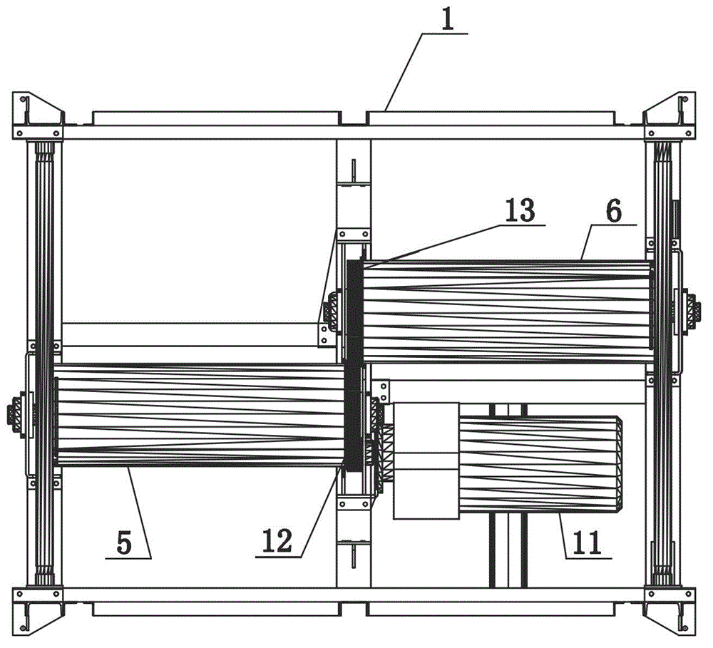 Lifting and transmission mechanism for stereoscopic parking equipment