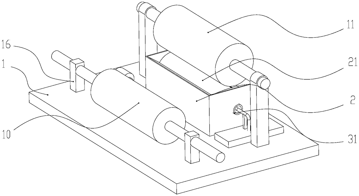 Blueprint cloth production equipment