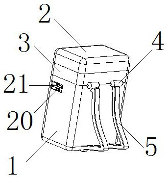 Emergency oxygen supply device