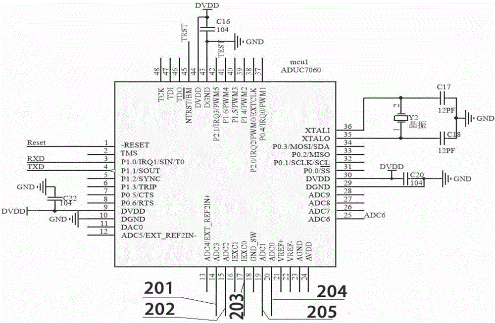 Pressure sensor temperature measuring system