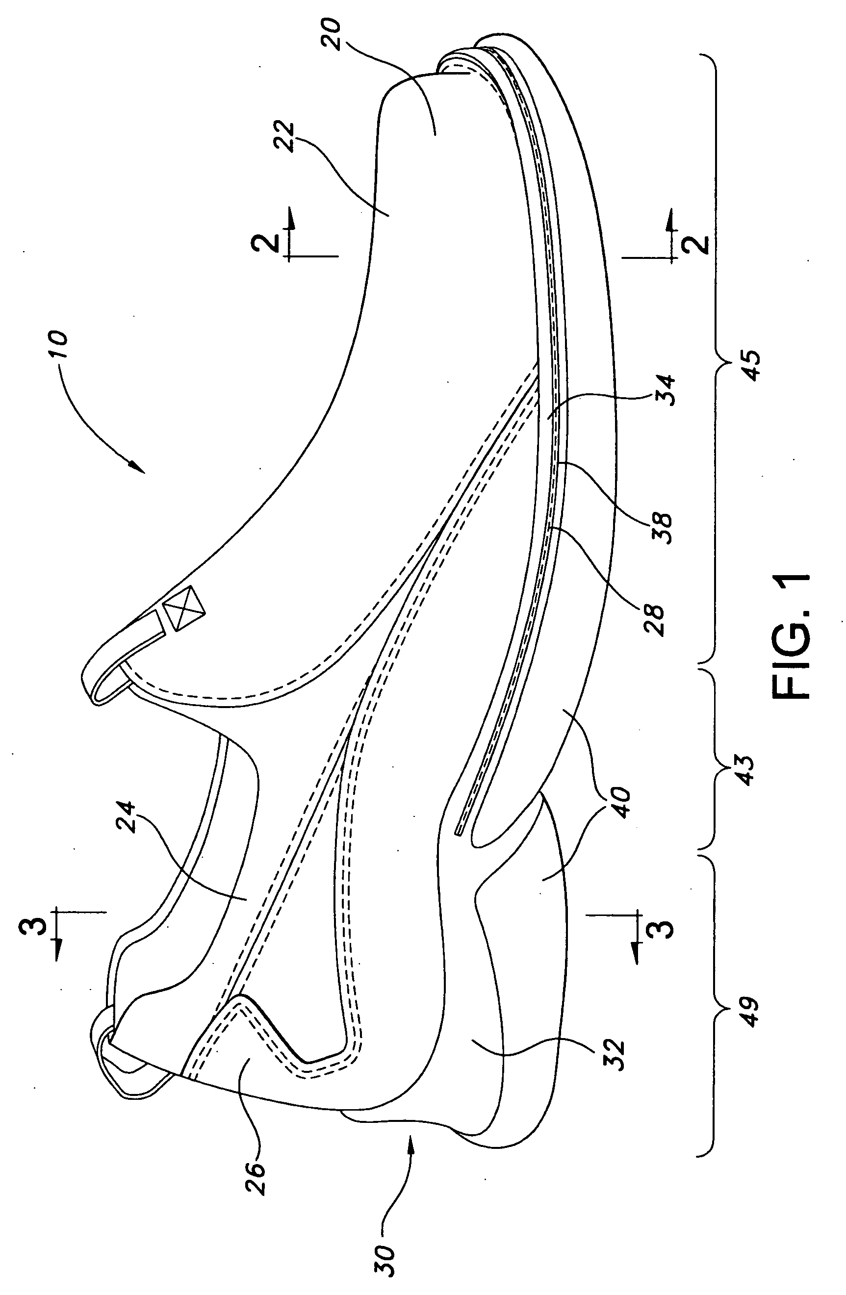 Footwear construction and related method of manufacture