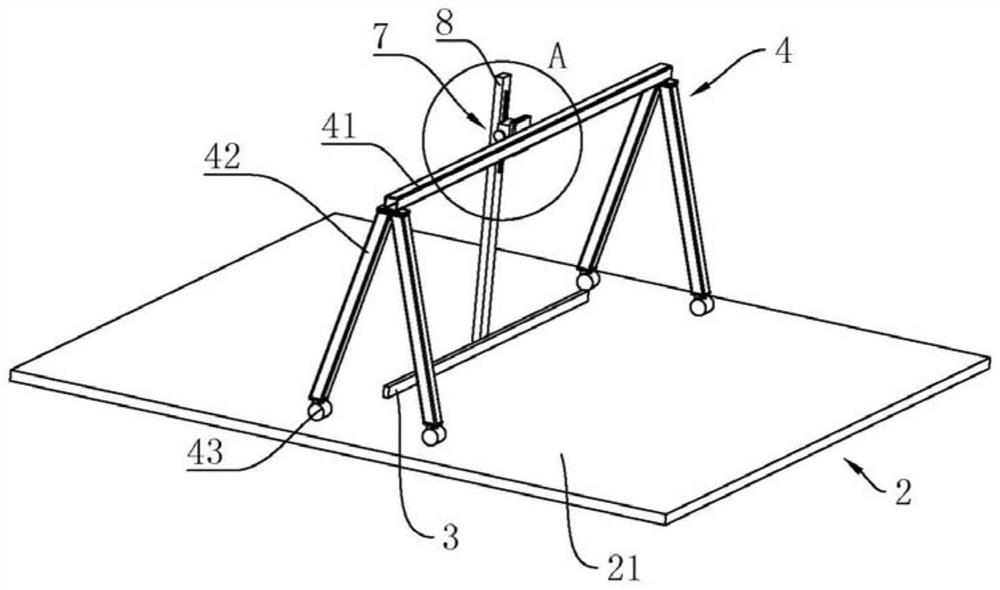 Steel plate unevenness measuring device and method