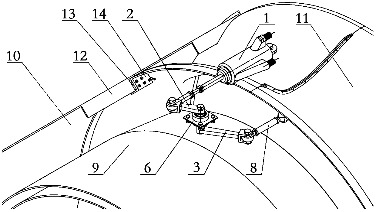 Parallel-air inlet type rear duct ejector in variable cycle engine adjustable mechanism