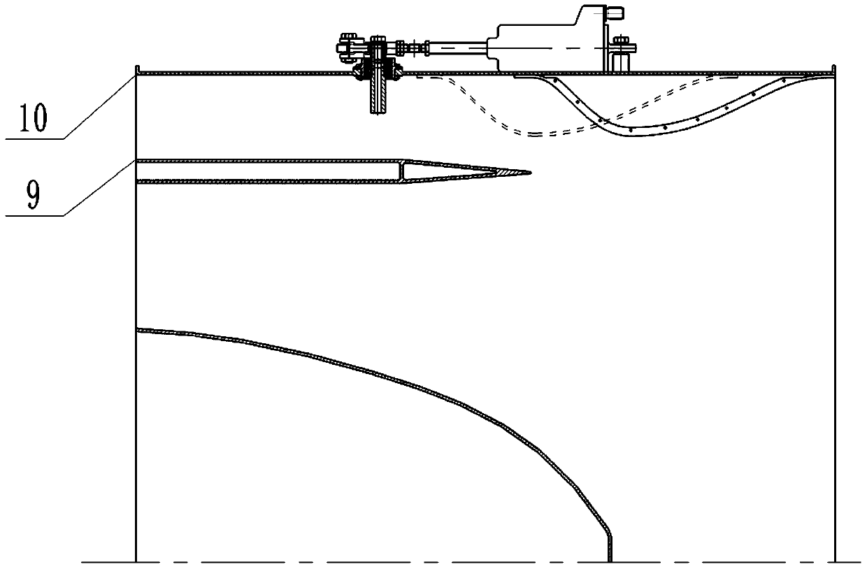 Parallel-air inlet type rear duct ejector in variable cycle engine adjustable mechanism