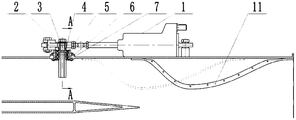 Parallel-air inlet type rear duct ejector in variable cycle engine adjustable mechanism