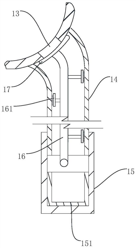 Flue gas treatment device for asphalt workshop