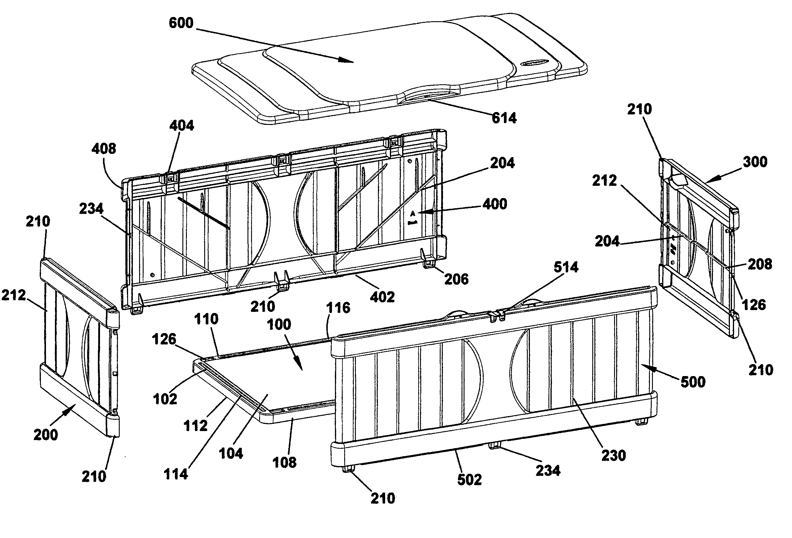 Deck storage box