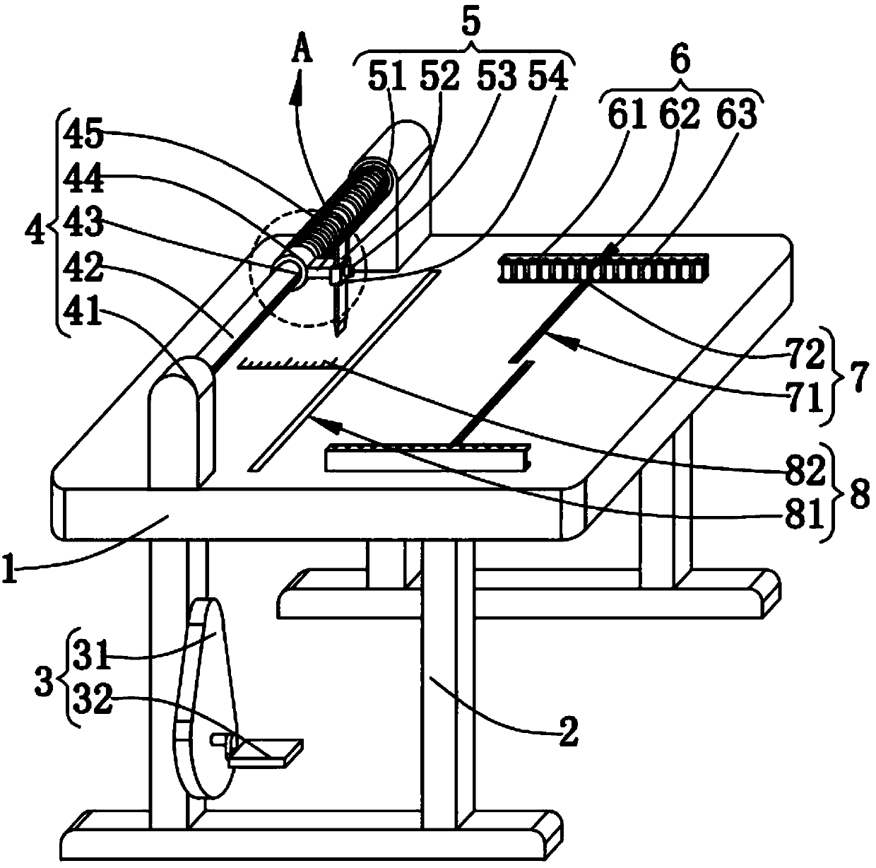 Foam plastic board cutting equipment