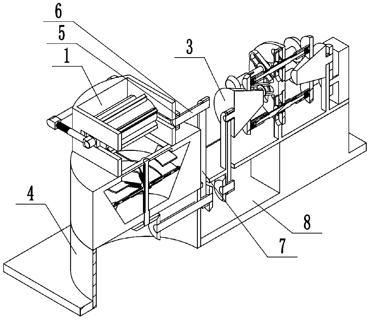 Treatment device for waste medical masks