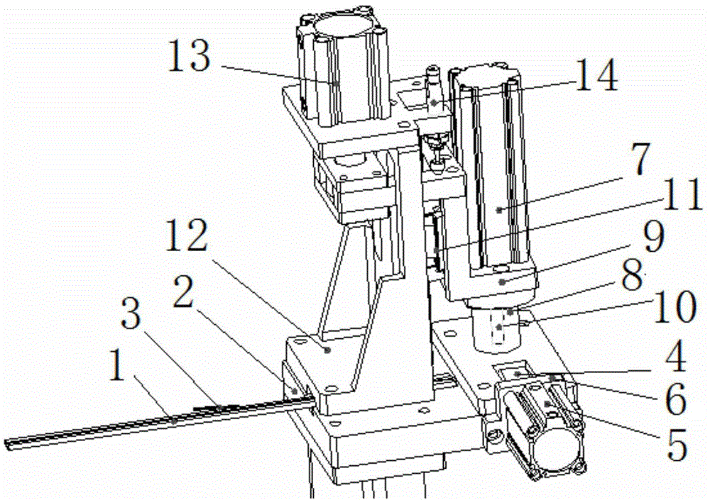 Automatic inner-hole clamp spring assembling device and method