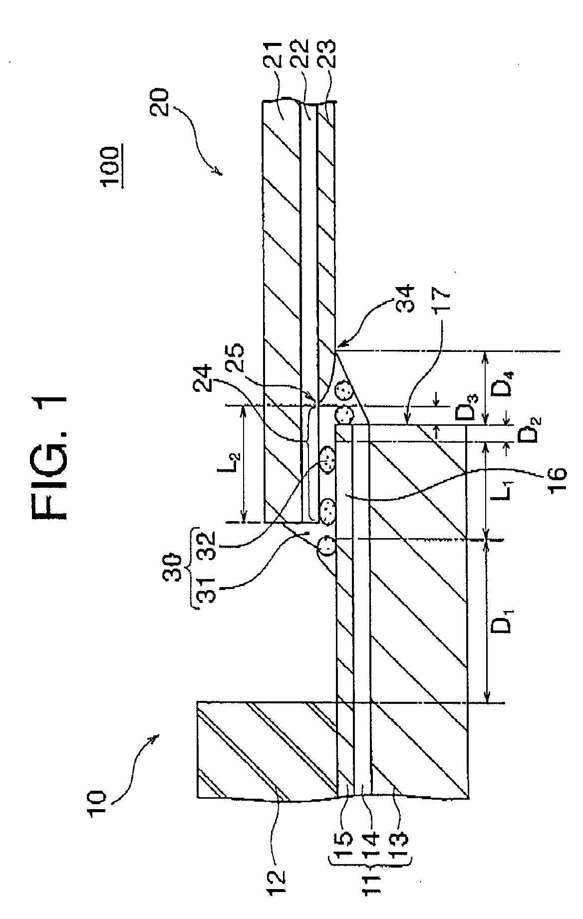 Display device having an anisotropic-conductive adhesive film