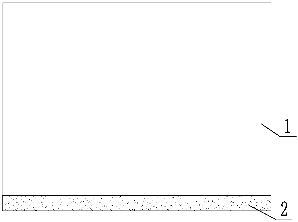 Foundation treatment method for reclamation project combined with layered drainage method