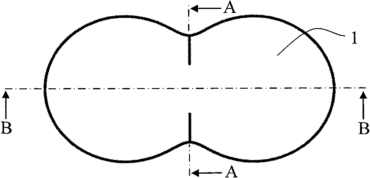 Light distribution lens for LED street lamp